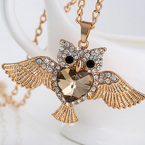Vintage Owl Necklace
