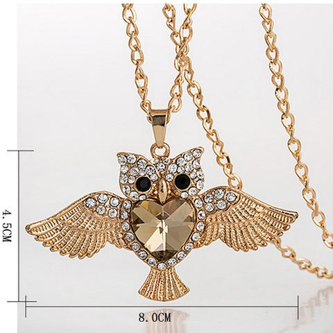 Vintage Owl Necklace