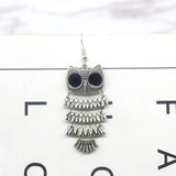 Vintage Bohemian Owl Earrings