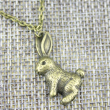 29*19mm Rabbit Pendant - Handmade !