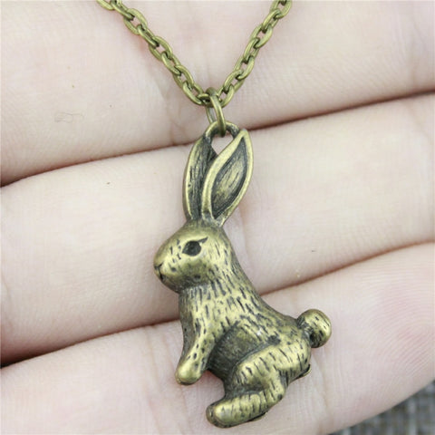 29*19mm Rabbit Pendant - Handmade !