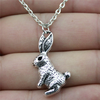 29*19mm Rabbit Pendant - Handmade !