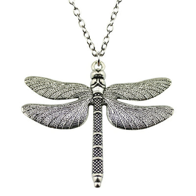 Big Dragonfly Necklace - 70 cm chain