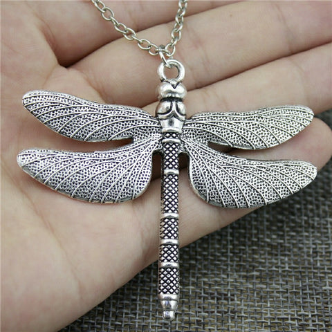 Big Dragonfly Necklace - 70 cm chain