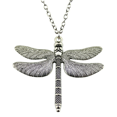 Big Dragonfly Necklace - 70 cm chain