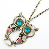 Vintage Owl  Necklaces Long Chain - New Arrival | 3 X 4 cm